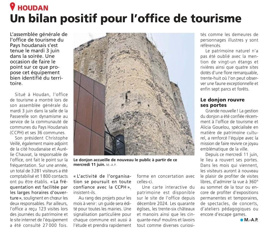 Le Donjon de Houdan dans la presse 