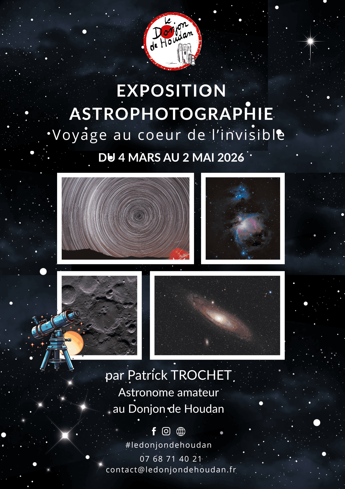 Exposition astrophotographie_ Voyage au cœur de l'invisible