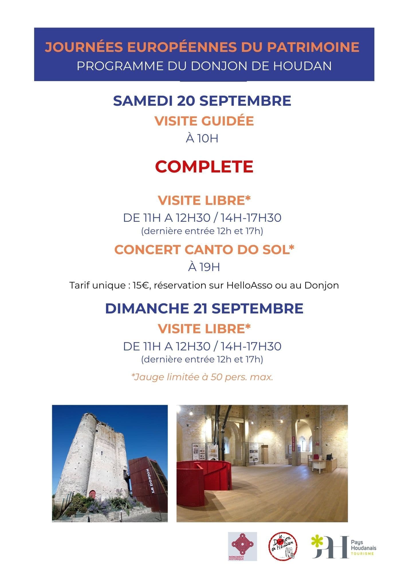Programme des Journées du Patrimoine 2025
