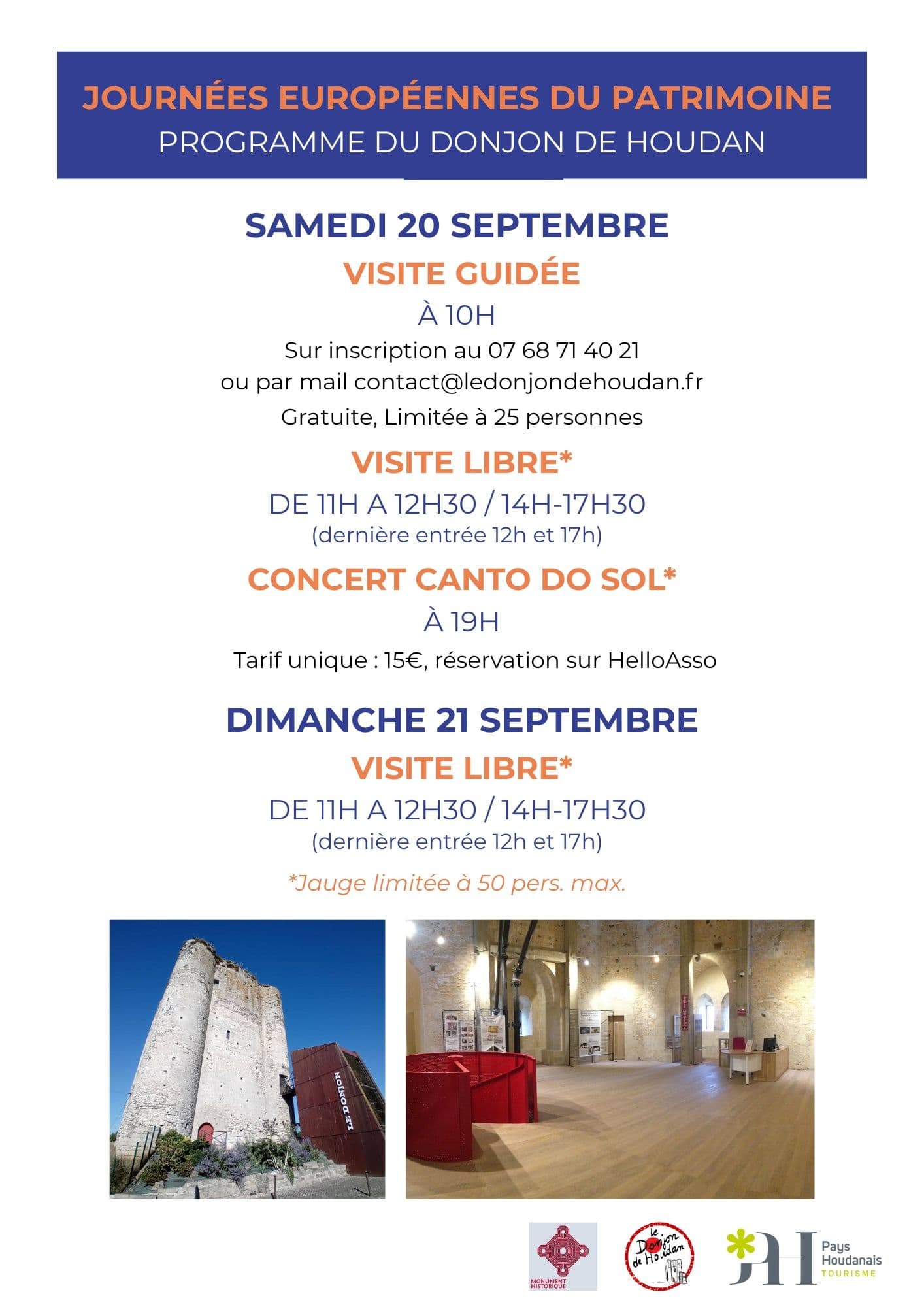 Programme des Journées du Patrimoine 2025
