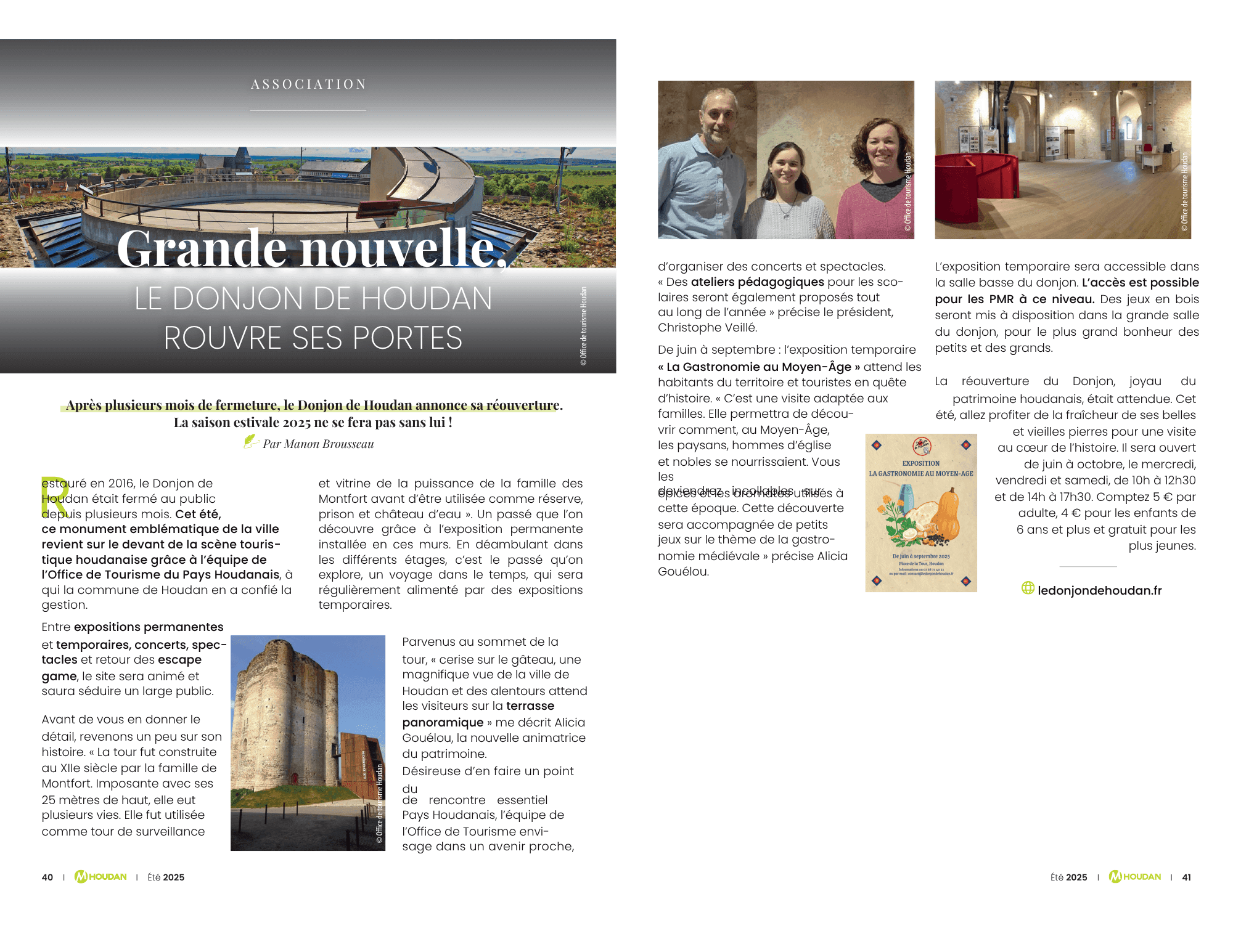Le Donjon de Houdan dans la presse